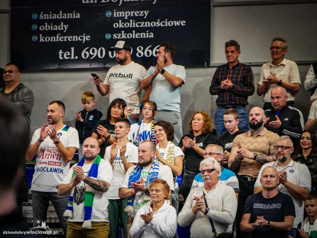 Kibice na meczu Anwil vs Spójnia