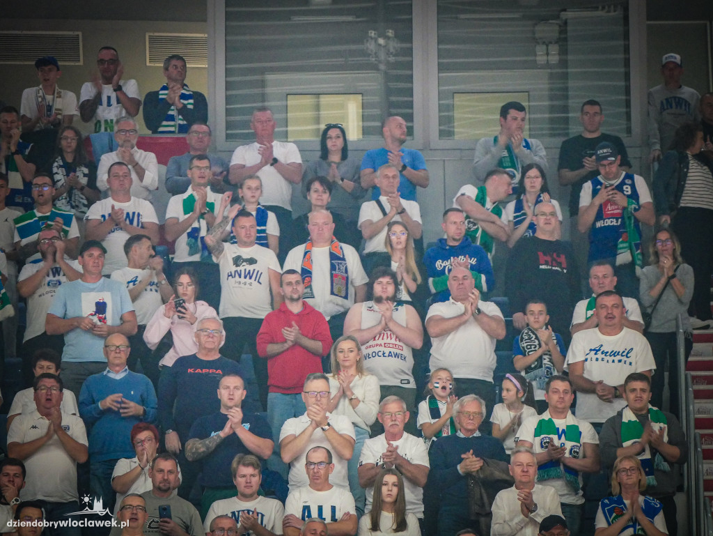 Kibice na meczu Anwil vs Spójnia