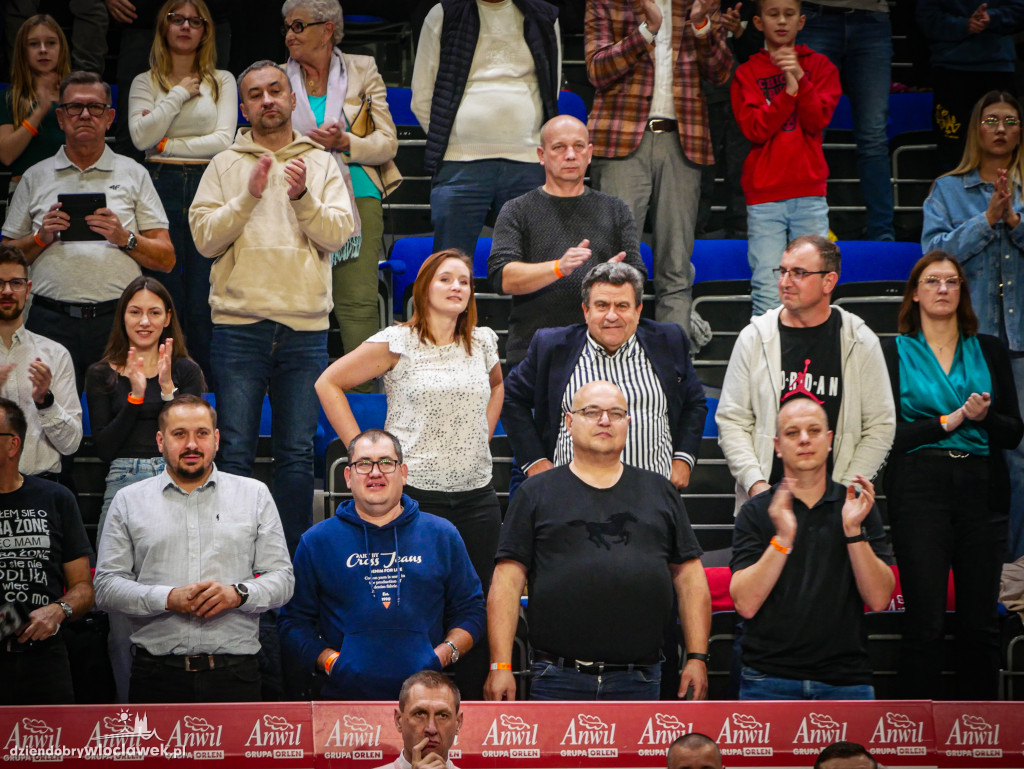 Kibice na meczu Anwil vs Spójnia