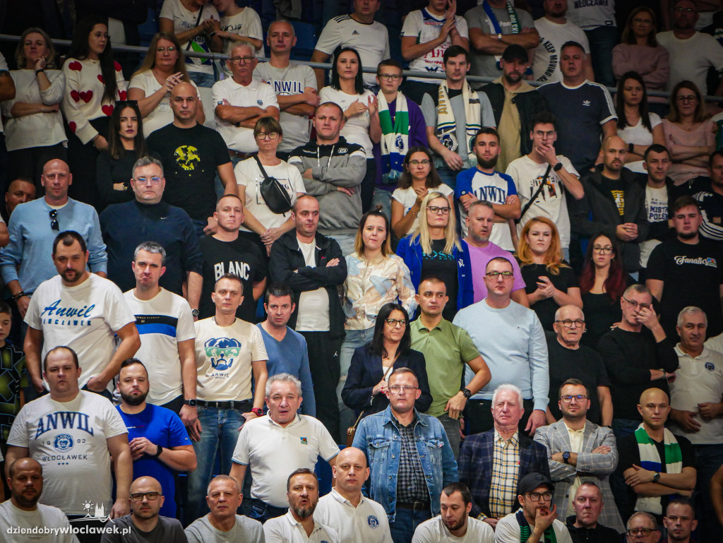 Kibice na meczu Anwil vs Spójnia