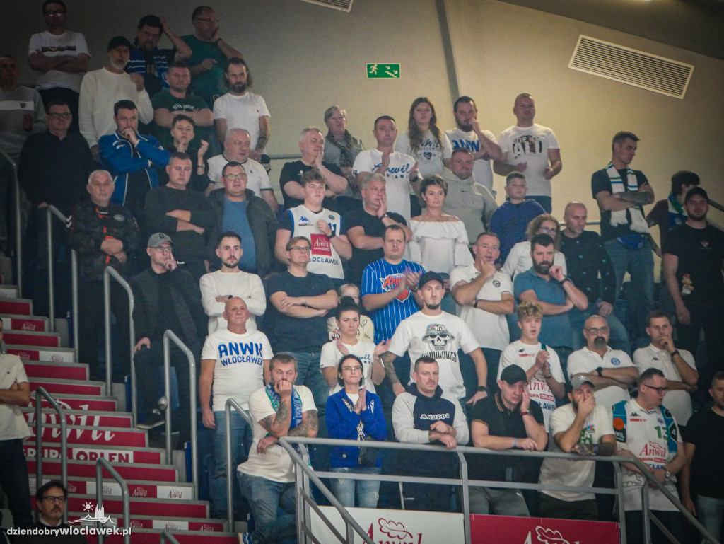 Kibice na meczu Anwil vs Spójnia