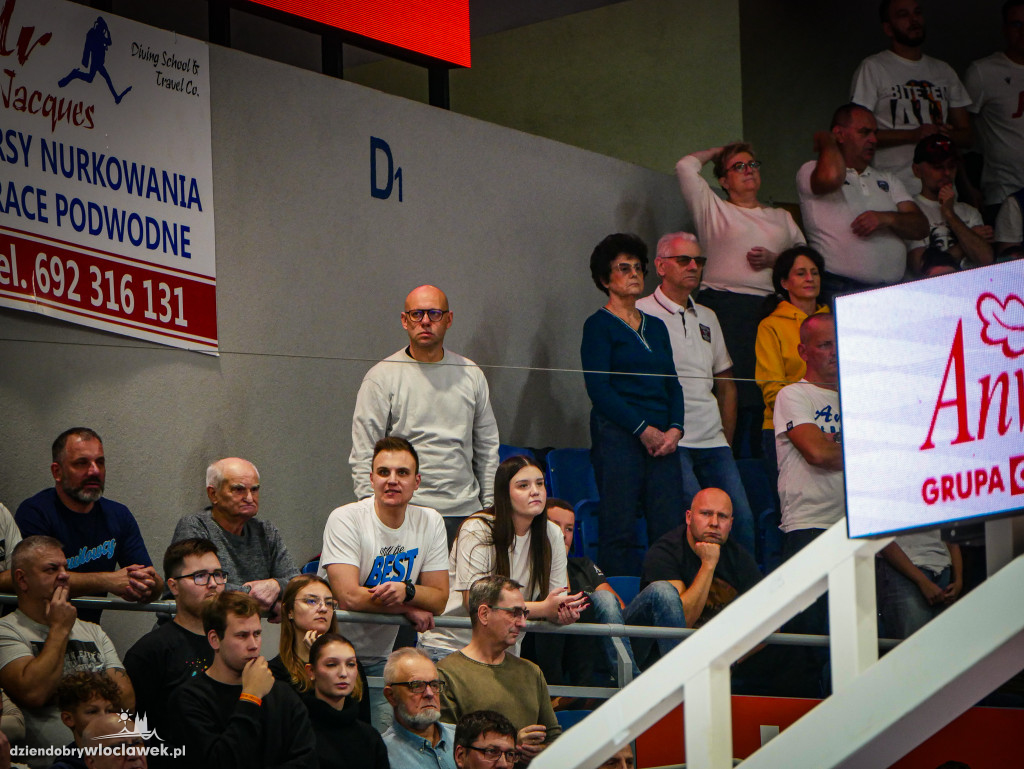 Kibice na meczu Anwil vs Spójnia