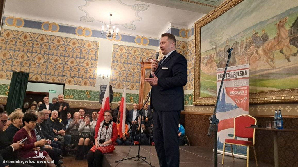Spotkanie z Przemysławem Czarnkiem we Włocławku
