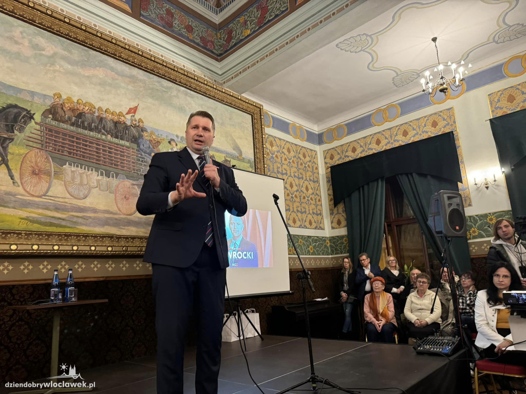 Spotkanie z Przemysławem Czarnkiem we Włocławku