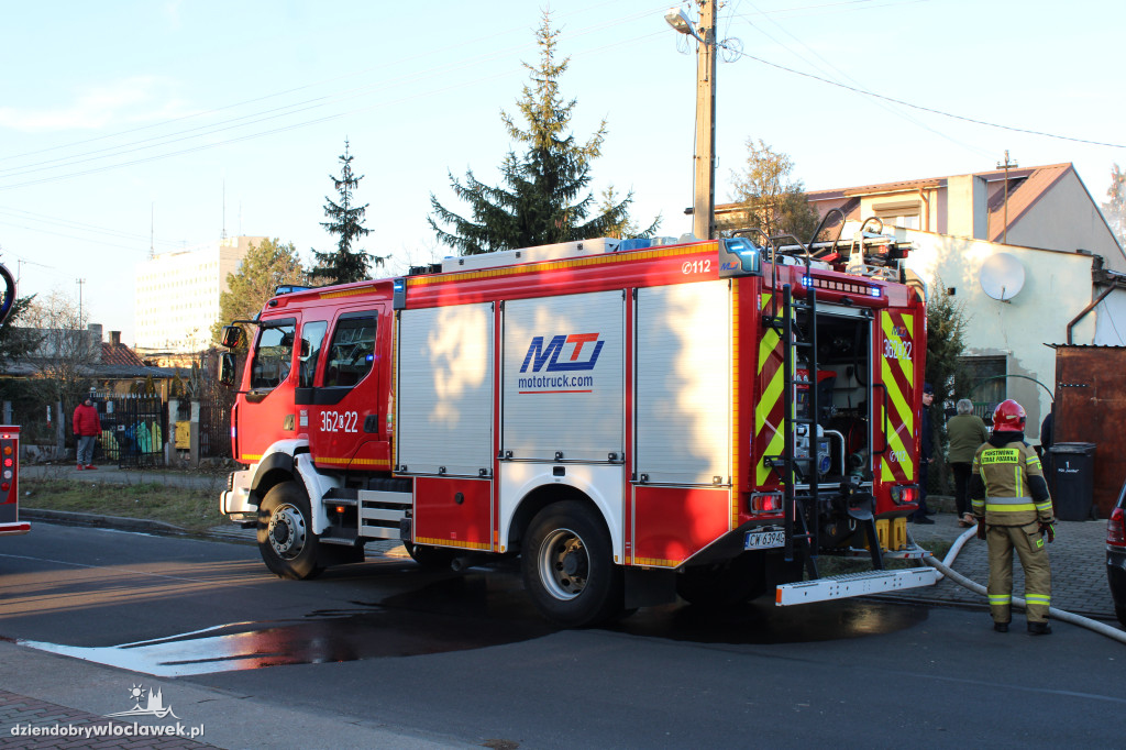 Pożar w domu na Piaskach