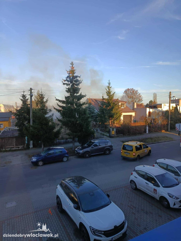 Pożar w domu na Piaskach