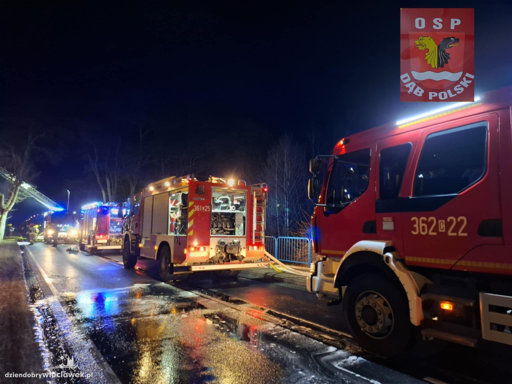 Pożar zabytkowej chaty w Sylwestra