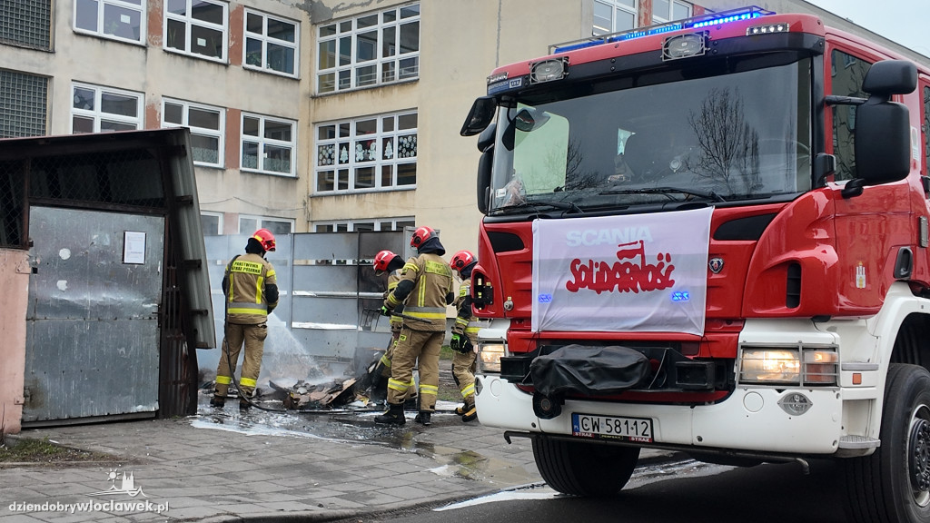 Pożar kolejnego śmietnika. Teraz Kręta
