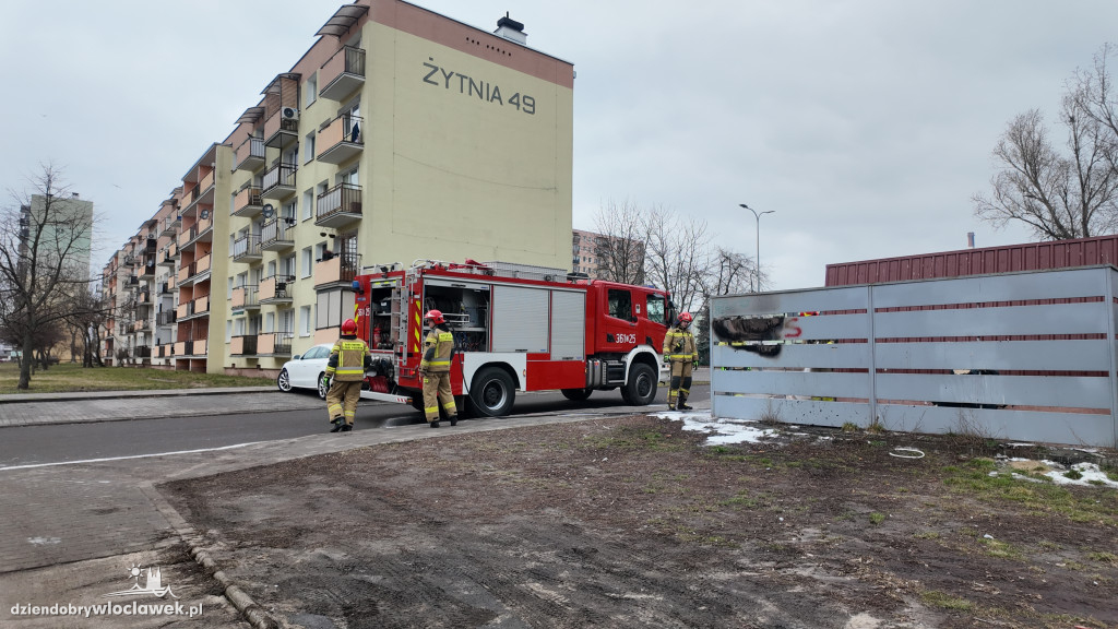 Pożar kolejnego śmietnika. Teraz Kręta