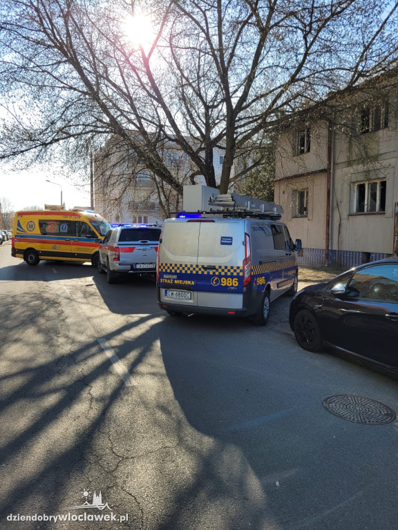 Pożar pustostanu na Placu Kolanowszczyzna
