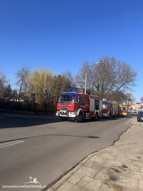 Pożar pustostanu na Placu Kolanowszczyzna