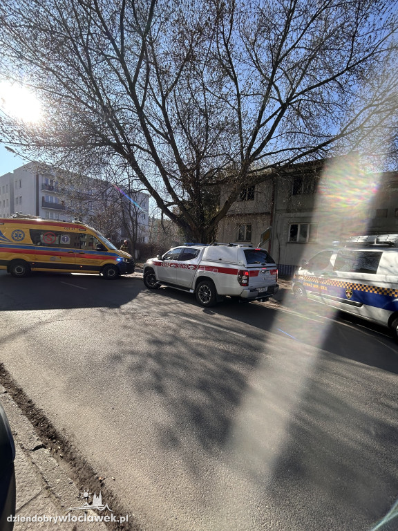 Pożar pustostanu na Placu Kolanowszczyzna