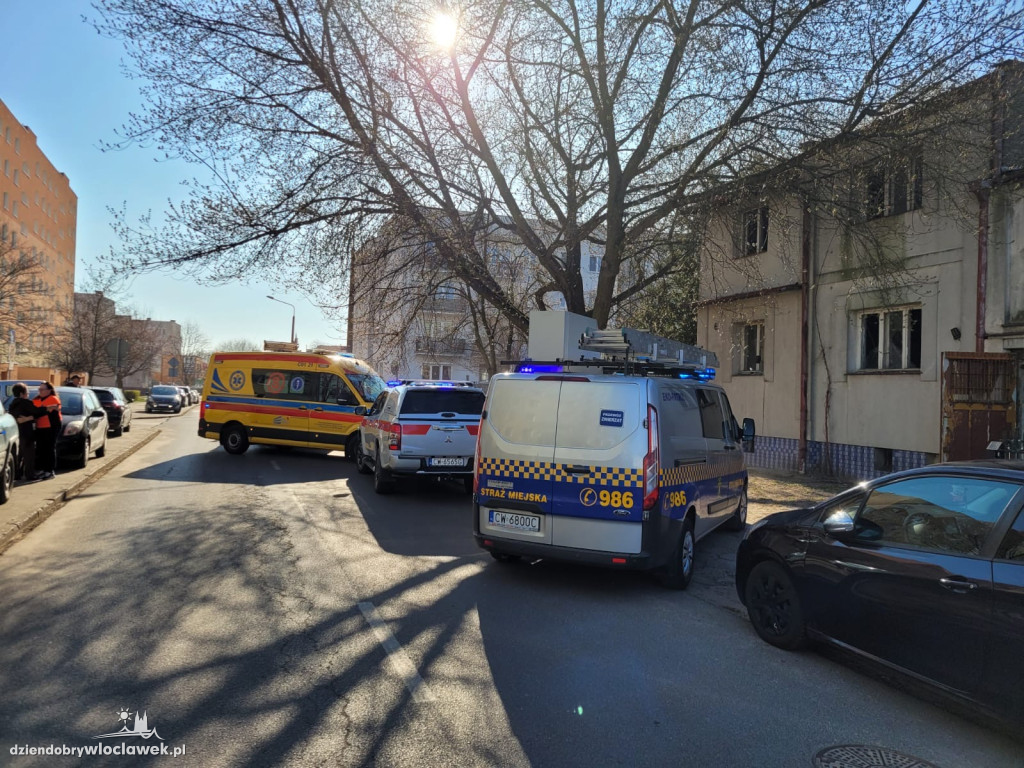 Pożar pustostanu na Placu Kolanowszczyzna