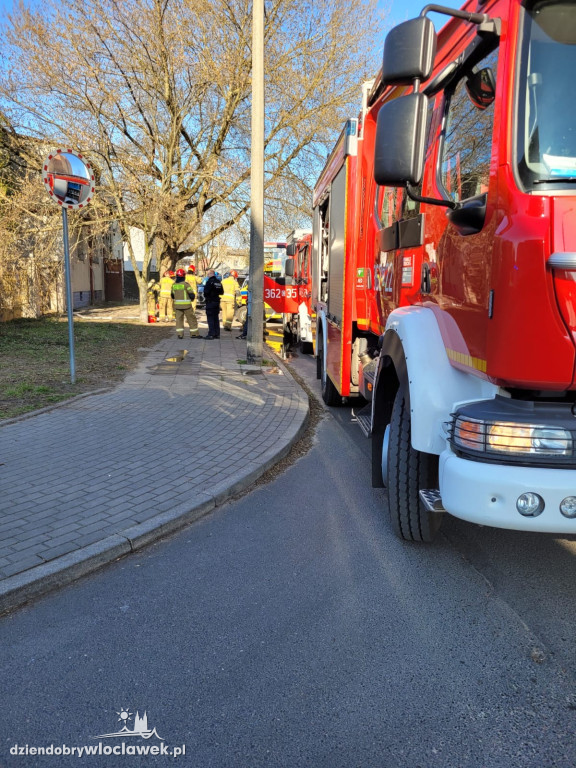 Pożar pustostanu na Placu Kolanowszczyzna