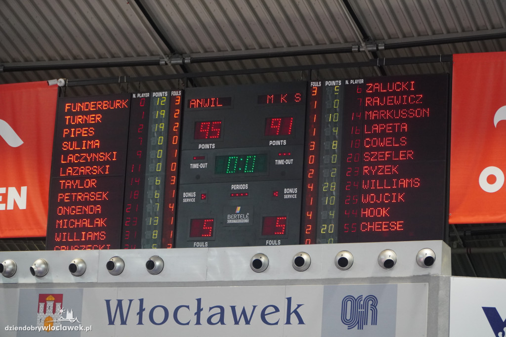 Anwil - MKS Dąbrowa Górnicza 95:91