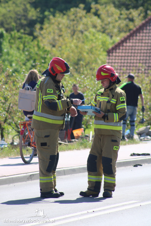 Zderzenie dwóch aut w Szpetalu Górnym
