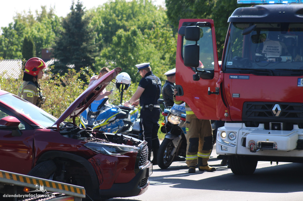 Zderzenie dwóch aut w Szpetalu Górnym