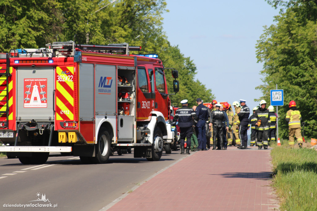 Zderzenie dwóch aut w Szpetalu Górnym
