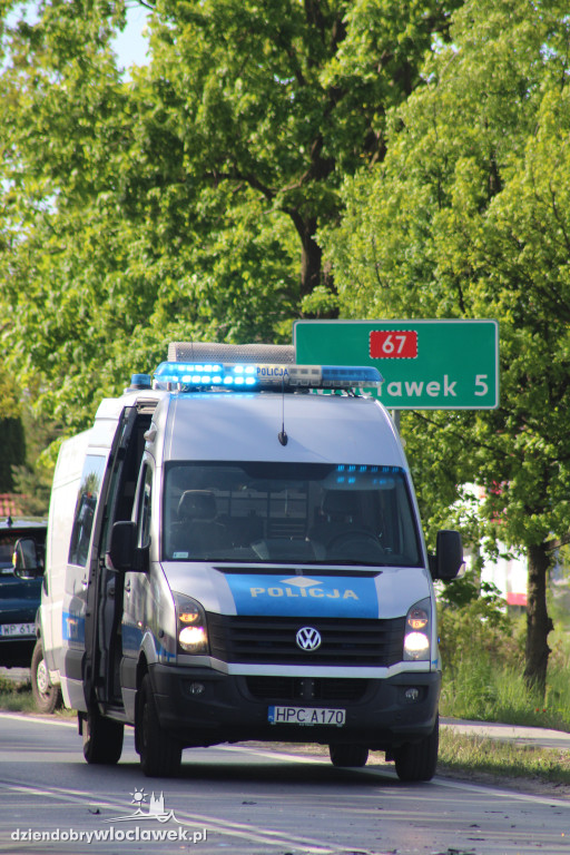 Zderzenie 2 osobówek w Szpetalu Górnym
