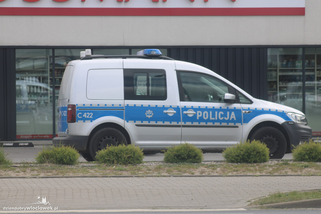 Pożar samochodu w Michelinie