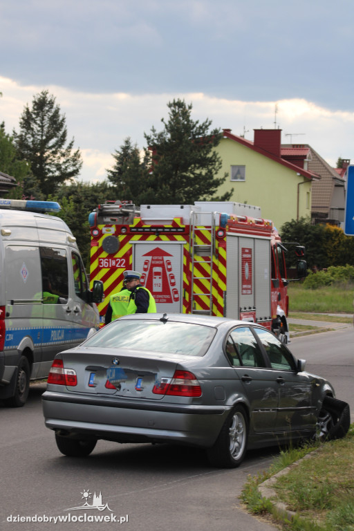 Zderzenie trzech samochodów osobowych w Nowej Wsi
