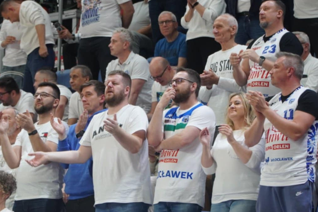 Kibice na meczu Anwil vs. Polski Cukier Toruń
