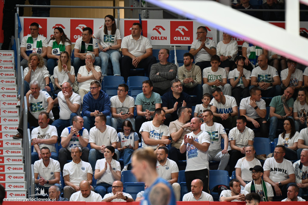 Kibice na meczu Anwil vs. Polski Cukier Toruń