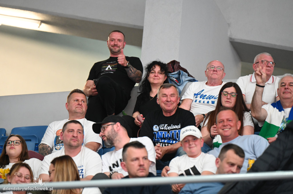 Kibice na meczu Anwil vs. Polski Cukier Toruń
