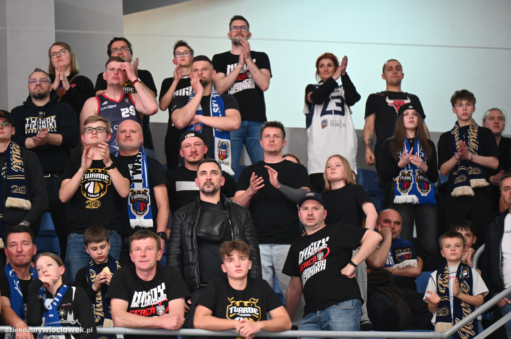 Kibice na meczu Anwil vs. Polski Cukier Toruń