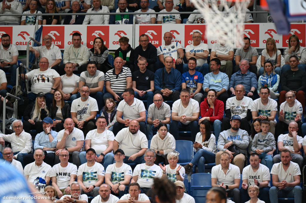 Kibice na meczu Anwil vs. Polski Cukier Toruń