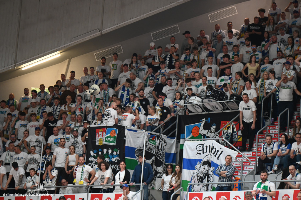 Kibice na meczu Anwil vs. Polski Cukier Toruń
