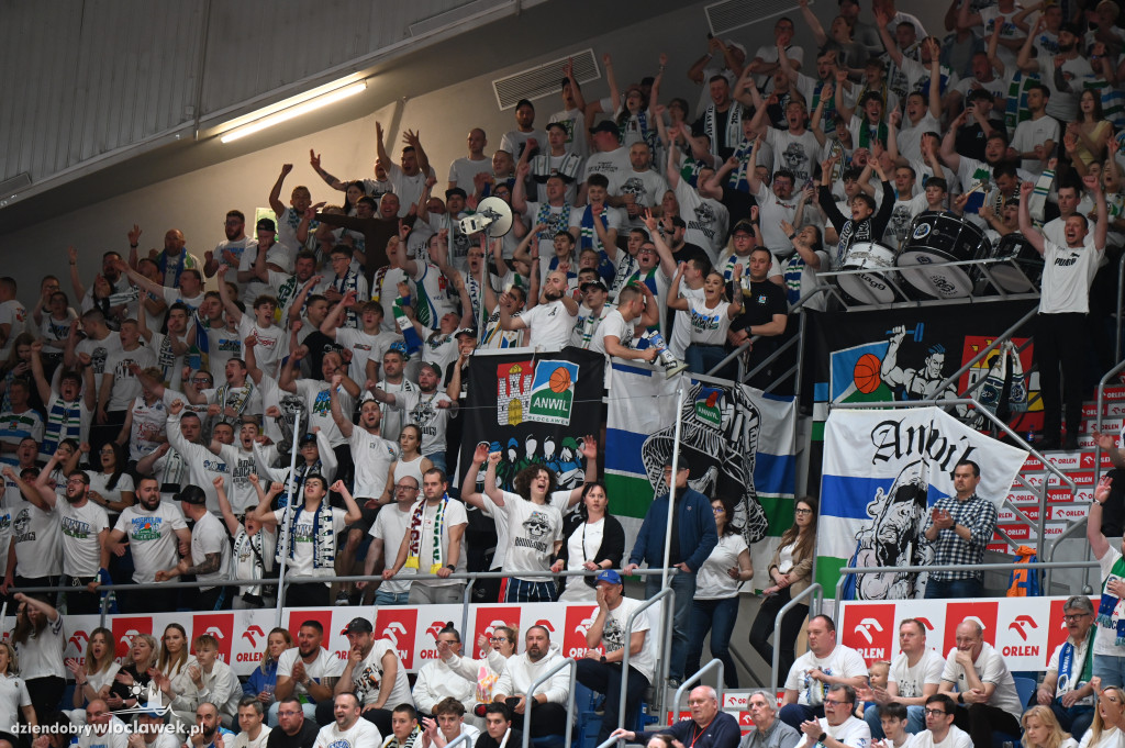 Kibice na meczu Anwil vs. Polski Cukier Toruń