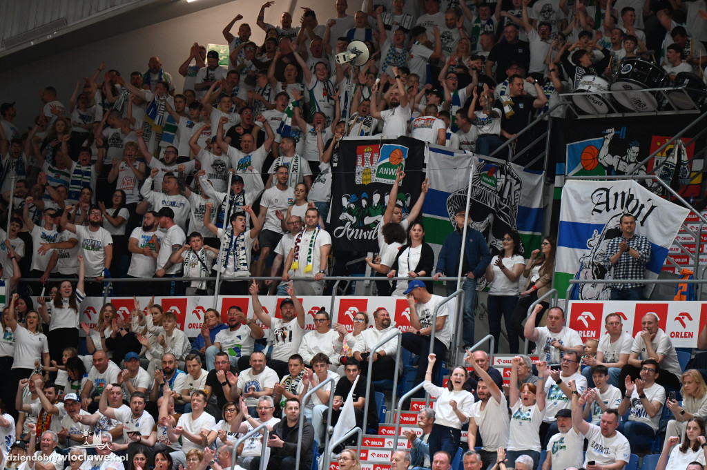 Kibice na meczu Anwil vs. Polski Cukier Toruń