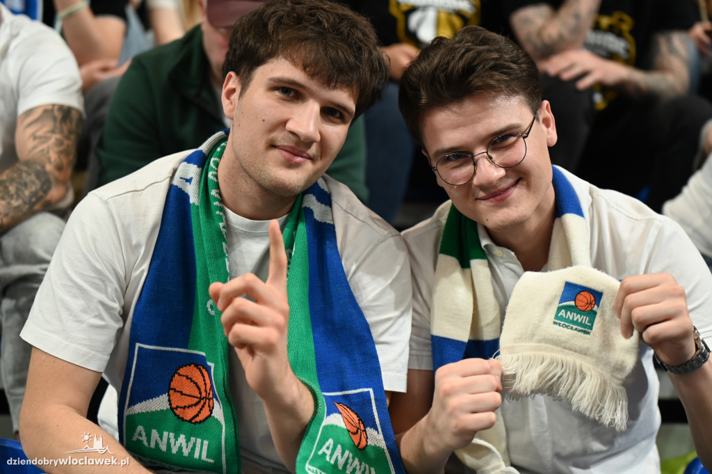 Kibice na meczu Anwil vs. Polski Cukier Toruń
