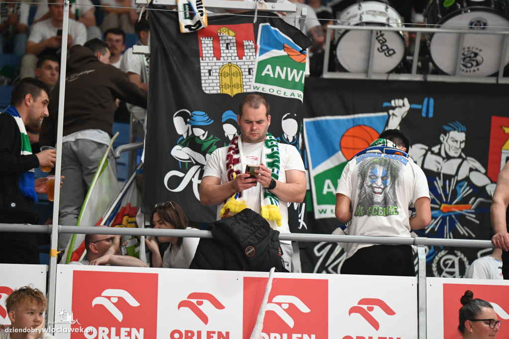 Kibice na meczu Anwil vs. Polski Cukier Toruń