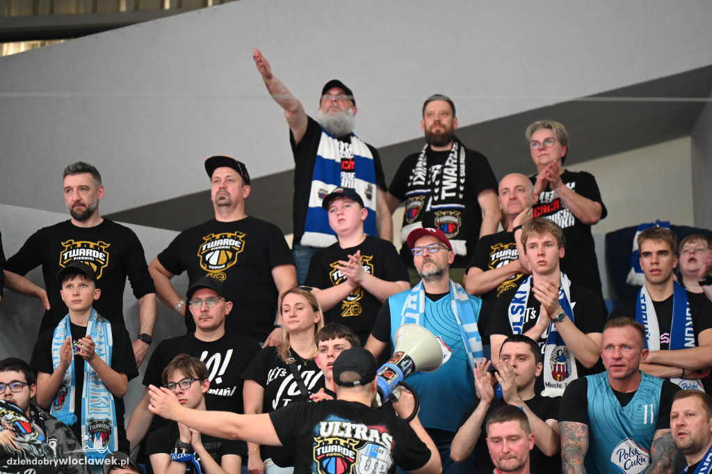 Kibice na meczu Anwil vs. Polski Cukier Toruń