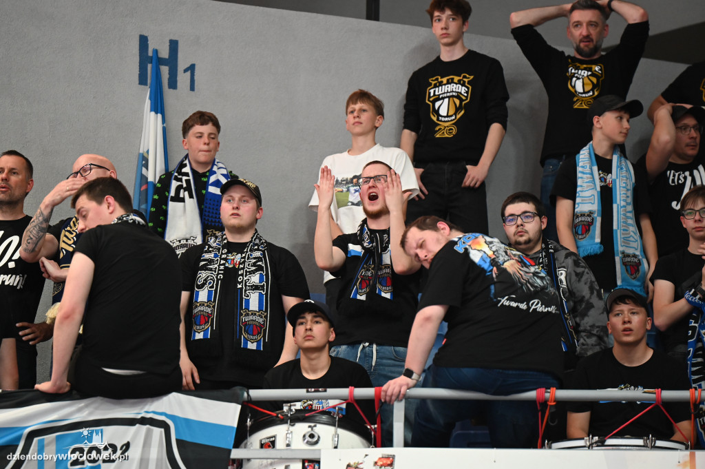 Kibice na meczu Anwil vs. Polski Cukier Toruń