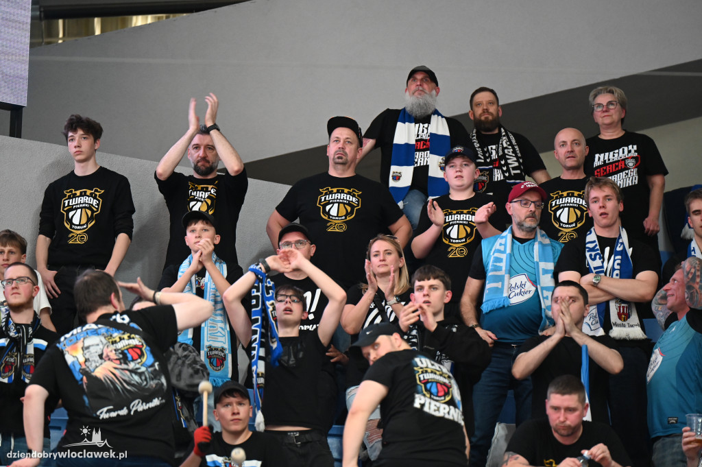 Kibice na meczu Anwil vs. Polski Cukier Toruń