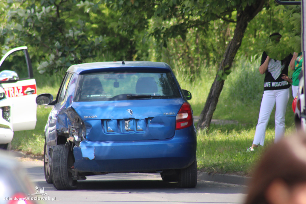 Wypadek z udziałem motocyklisty na Barskiej
