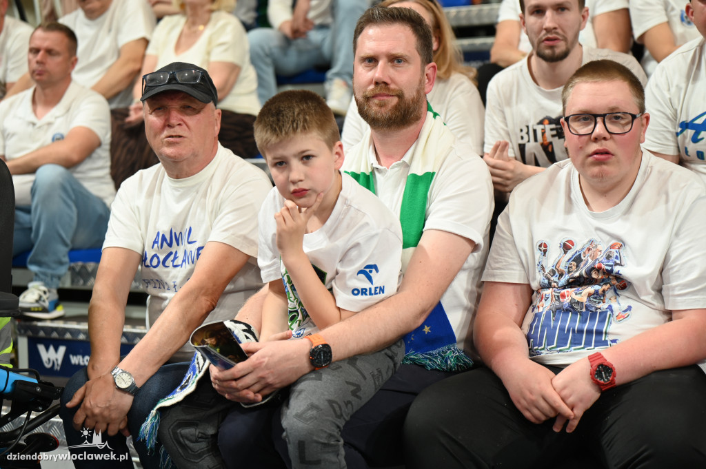 Kibice na meczu Anwil Włocławek vs. Legia Warszawa