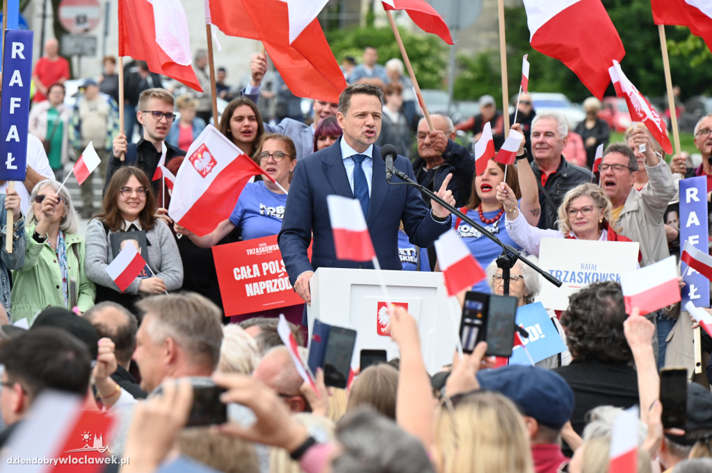 Rafał Trzaskowski we Włocławku