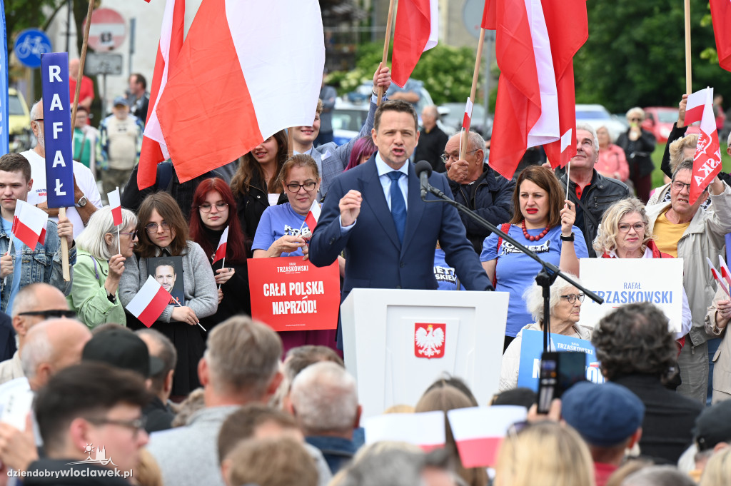 Rafał Trzaskowski we Włocławku