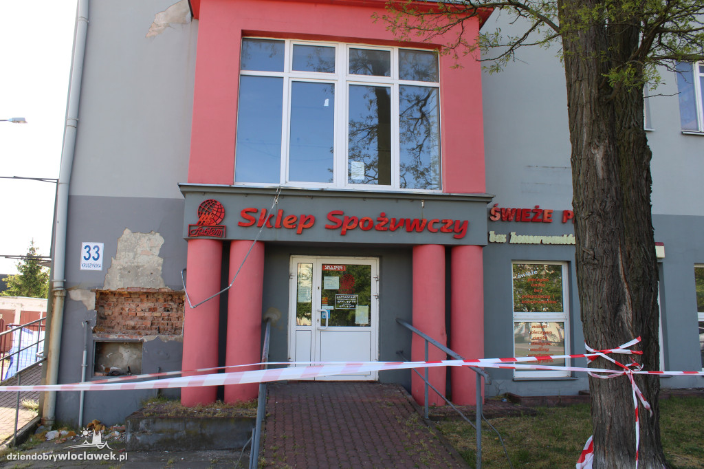 Wyburzanie Piekarni przy Kruszyńskiej