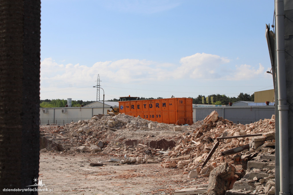 Wyburzanie Piekarni przy Kruszyńskiej