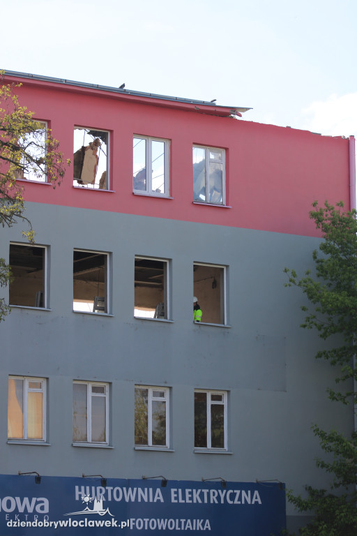 Wyburzanie Piekarni przy Kruszyńskiej
