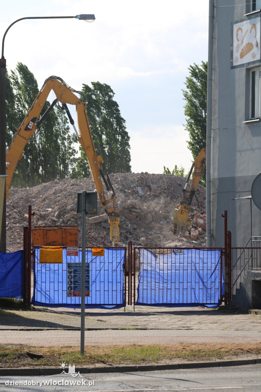 Wyburzanie Piekarni przy Kruszyńskiej