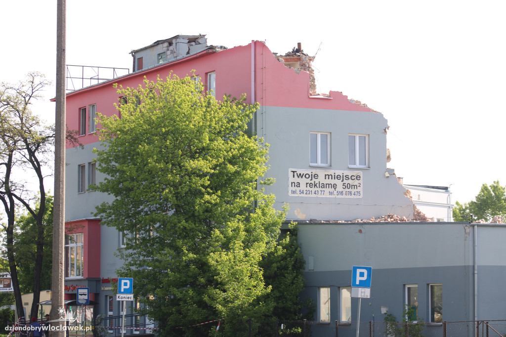 Wyburzanie Piekarni przy Kruszyńskiej