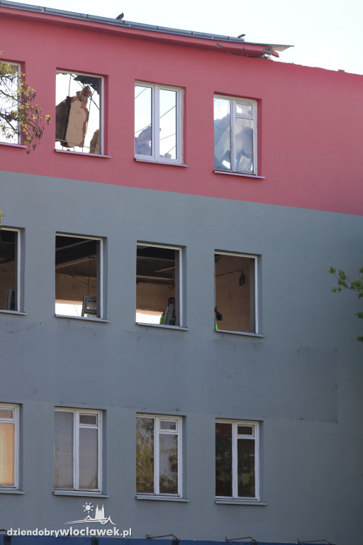 Wyburzanie Piekarni przy Kruszyńskiej