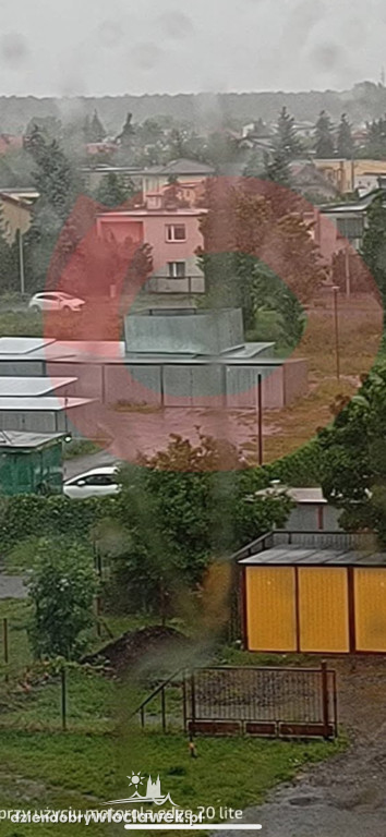 Skutki burzy we Włocławku