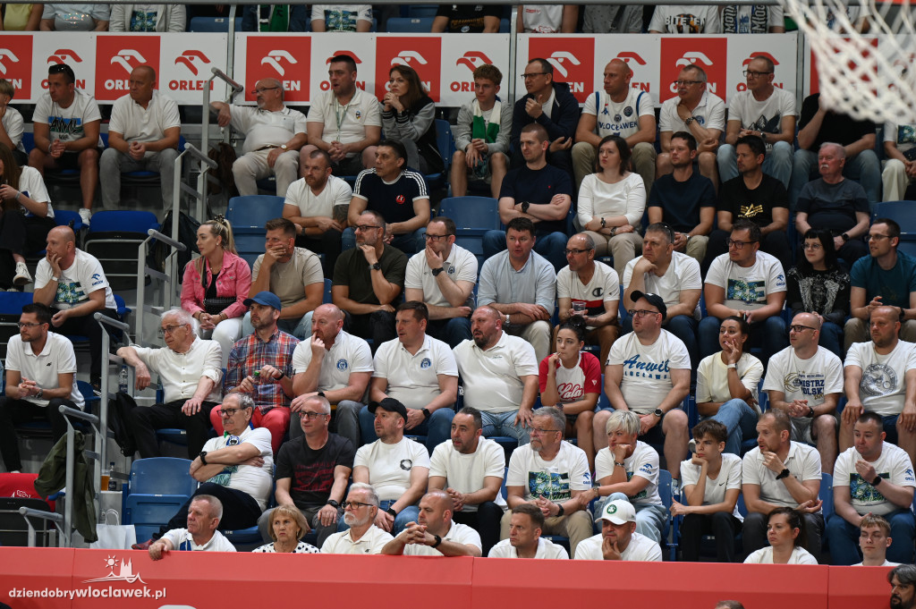 Kibice na rewanżowym meczu Anwil Włocławek vs. Trefl Sopot